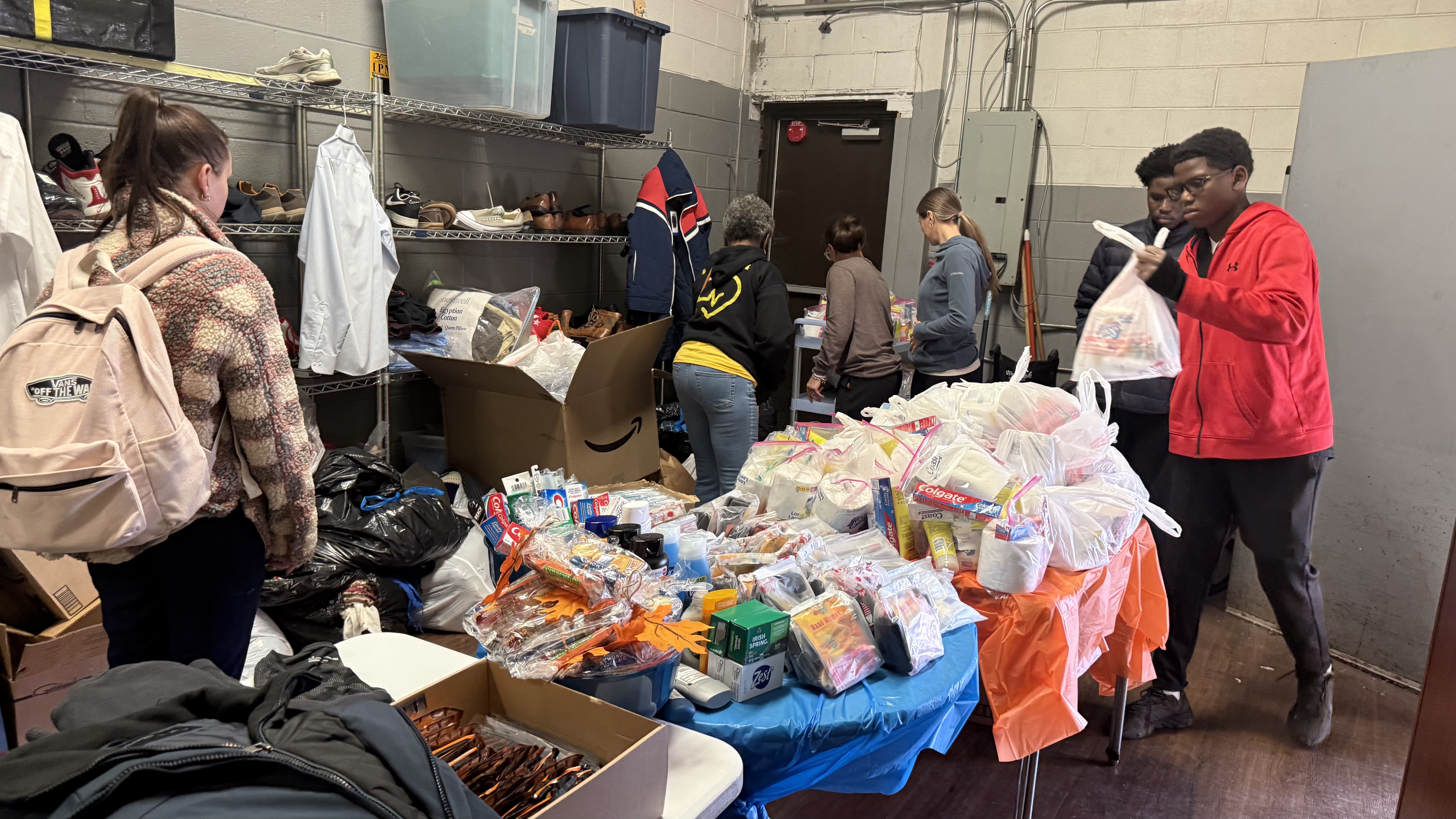 Community members at KBB Winter Community Outreach, December 2025
