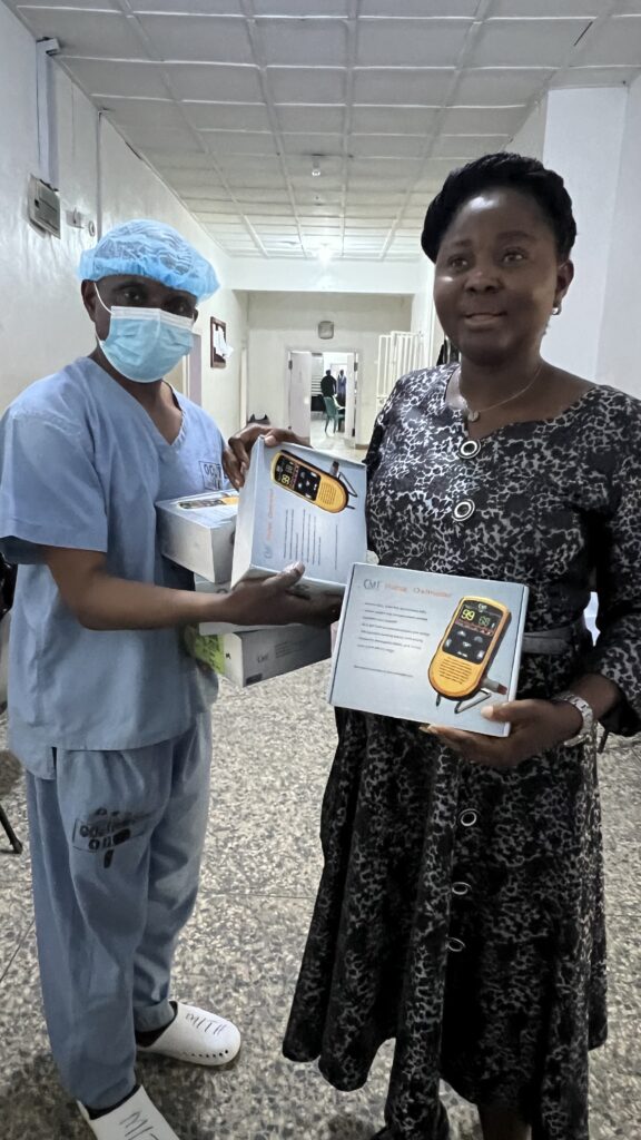 Dr. Bimpe Adenusi, CEO and President of KCare Beyond Borders, during a surgical mission